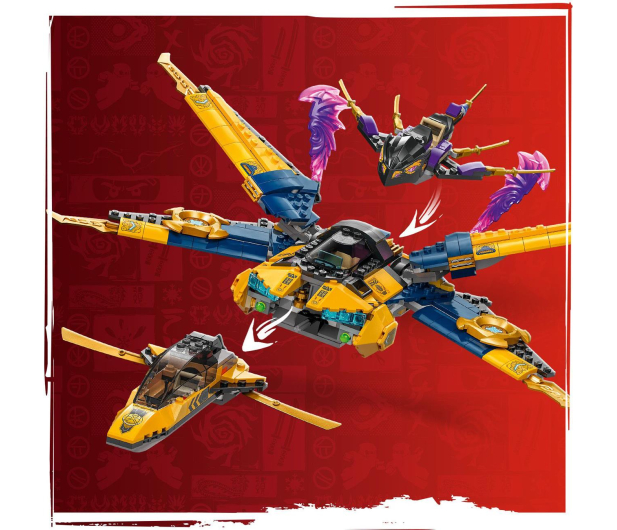 LEGO Ninjago 71833 Ras i burzowy superodrzutowiec Arina - 1284229 - zdjęcie 5